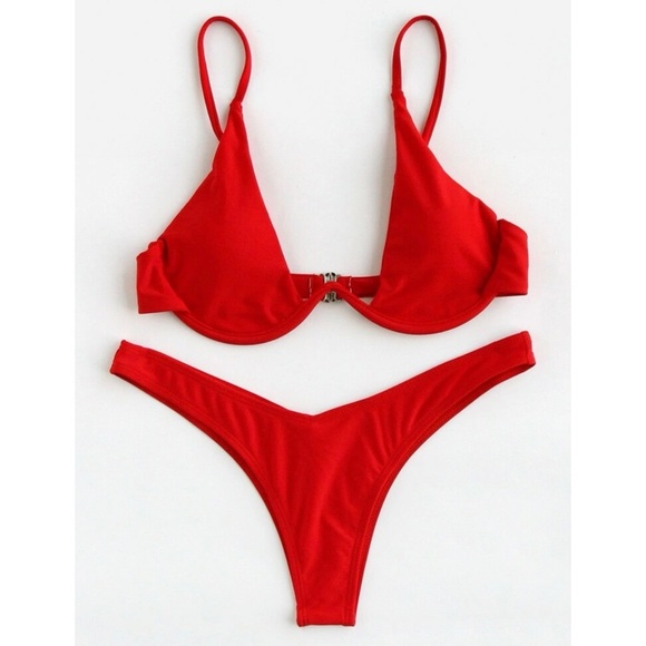 SHEIN Swim Royal Blue Bikini Thong Poshmark